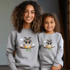 Sudadera Búho Nubes -Roly Sudadera Buho Nubes gris