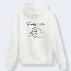 Sudadera Capucha Daddy + Me -Roly Sudadera Capucha Daddy Me Blanca 2