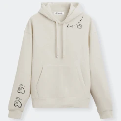 Sudadera Capucha Dog Mama Cuello -Roly Sudadera Capucha Dog Mama Cuello Crudo