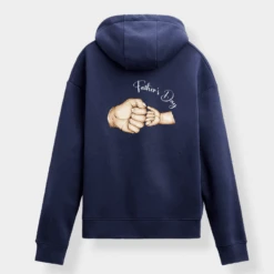Sudadera Capucha Fathers Day -Roly Sudadera Capucha Fathers day Azul Marino
