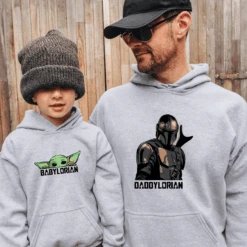 Sudadera Capucha Mandalorian -Roly Sudadera Capucha Mandalorian Gris