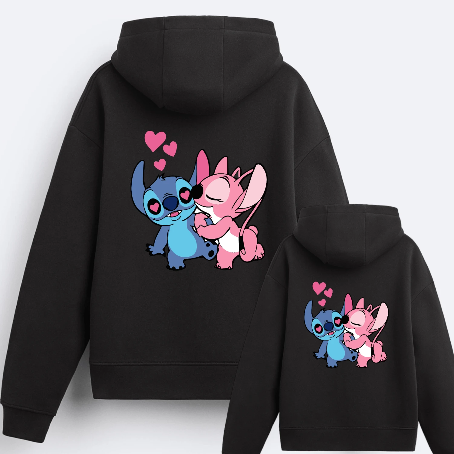 Sudadera Capucha Stitch Y Ángel 2 Sudadera Capucha Stitch Y Ángel - Imagen 2