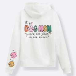 Sudadera Capucha This Dog Mom 23 Sudadera Capucha This Dog Mom -Roly Sudadera Capucha This Dog Mom Blanco 2