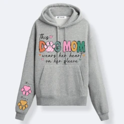 Sudadera Capucha This Dog Mom 16 Sudadera Capucha This Dog Mom -Roly Sudadera Capucha This Dog Mom Gris