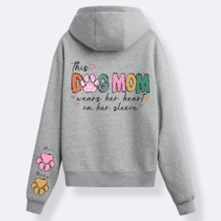 Sudadera Capucha This Dog Mom 22 Sudadera Capucha This Dog Mom -Roly Sudadera Capucha This Dog Mom Gris 2