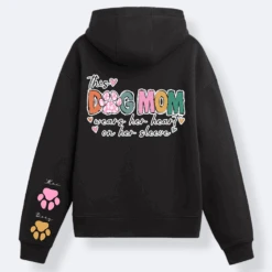 Sudadera Capucha This Dog Mom 19 Sudadera Capucha This Dog Mom -Roly Sudadera Capucha This Dog Mom Negro 2