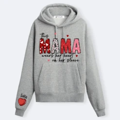 Sudadera Capucha This Mama Wears -Roly Sudadera Capucha This Mama Wears gris