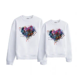 Sudadera Corazón Degradado