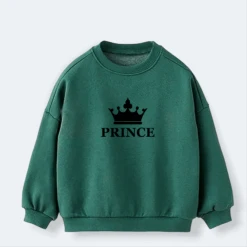 Sudadera Crown King-Queen-Prince-Princess -Roly Sudadera Crown King Queen Prince Princess Verde