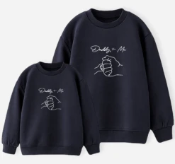 Sudadera Daddy + Me -Roly Sudadera Daddy Me Azul Marino