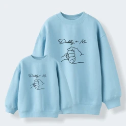Sudadera Daddy + Me -Roly Sudadera Daddy Me Celeste