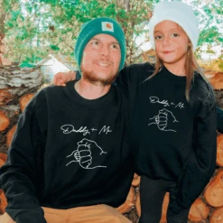 Sudadera Daddy + Me -Roly Sudadera Daddy Me Negro 2