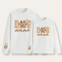 Sudadera Dog Mama Animal Print
