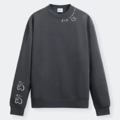 Sudadera Dog Mama Cuello -Roly Sudadera Dog Mama Cuello Gris Plomo