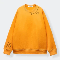 Sudadera Dog Mama Cuello -Roly Sudadera Dog Mama Cuello Naranja