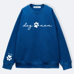 Sudadera Dog Mom Huella 13 Sudadera Dog Mom Huella -Roly Sudadera Dog Mom Huella Azulon
