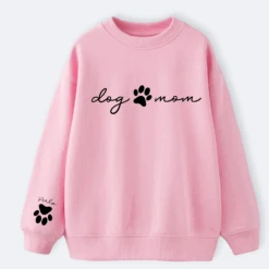 Sudadera Dog Mom Huella 12 Sudadera Dog Mom Huella -Roly Sudadera Dog Mom Huella Rosa
