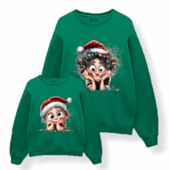 Sudadera Family Christmas -Roly Sudadera Family Christmas verde
