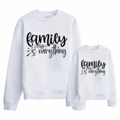 Sudadera Family Is Everything -Roly Sudadera Family is everything Blanco