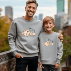 Sudadera Fathers Day -Roly Sudadera Fathers day Gris