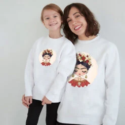 Sudadera Frida -Roly Sudadera Frida Blanco