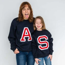 Sudadera Iniciales Azul Marino -Roly Sudadera Iniciales Azul Marino 4