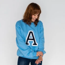 Sudadera Iniciales Celeste -Roly Sudadera Iniciales Celeste 17