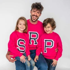 Sudadera Iniciales Fucsia -Roly Sudadera Iniciales Fucsia 5