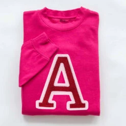 Sudadera Iniciales Fucsia -Roly Sudadera Iniciales Fucsia 8