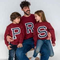 Sudadera Iniciales Granate -Roly Sudadera Iniciales Granate 3