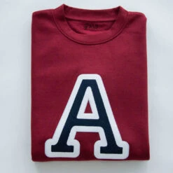 Sudadera Iniciales Granate -Roly Sudadera Iniciales Granate 6