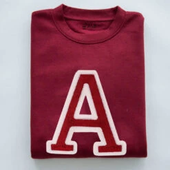 Sudadera Iniciales Granate -Roly Sudadera Iniciales Granate 9