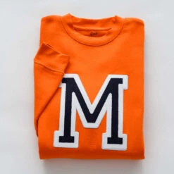 Sudadera Iniciales Naranja -Roly Sudadera Iniciales Naranja 3