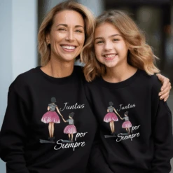 Sudadera Juntas Por Siempre -Roly Sudadera Juntas por siempre Negro 2
