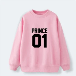 Sudadera King-Queen-Princess-Prince -Roly Sudadera King Queen Princess Prince Rosa 2