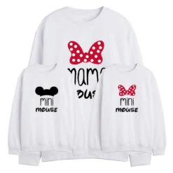 Sudadera Mama-daddy Mouse Mini Mouse -Roly Sudadera Mama daddy mouse mini mouse Blanco 2