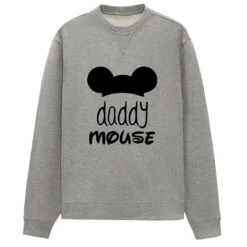 Sudadera Mama-daddy Mouse Mini Mouse -Roly Sudadera Mama daddy mouse mini mouse Gris 2