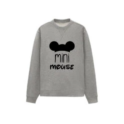 Sudadera Mama-daddy Mouse Mini Mouse -Roly Sudadera Mama daddy mouse mini mouse Gris 4
