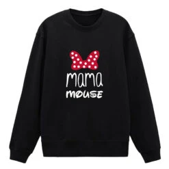 Sudadera Mama-daddy Mouse Mini Mouse -Roly Sudadera Mama daddy mouse mini mouse Negro 3