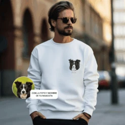 Sudadera Mascota Mini -Roly Sudadera Mascota Mini blanca 2