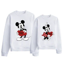 Sudadera Mickey & Minnie Love You Heart