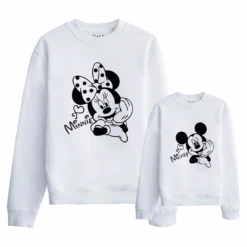 Sudadera Mickey & Minnie Contraste