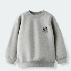 Sudadera Mickey & Minnie Contraste Mini -Roly Sudadera Mickey Minnie contraste mini Gris 2
