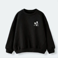 Sudadera Mickey & Minnie Contraste Mini -Roly Sudadera Mickey Minnie contraste mini Negro 2