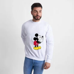 Sudadera Mickey & Minnie Secret 14 Sudadera Mickey & Minnie Secret -Roly Sudadera Mickey Minnie secret Blanco 2