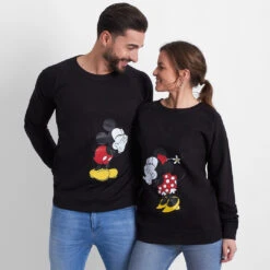 Roly -Roly Sudadera Mickey Minnie secret Negro