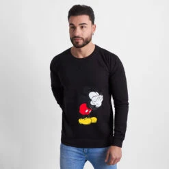 Sudadera Mickey & Minnie Secret 16 Sudadera Mickey & Minnie Secret -Roly Sudadera Mickey Minnie secret Negro 2