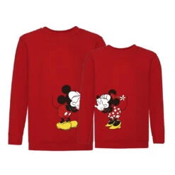 Sudadera Mickey & Minnie Secret 18 Sudadera Mickey & Minnie Secret -Roly Sudadera Mickey Minnie secret Rojo