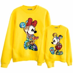 Sudadera Minnie & Mickey Drawings 21 Sudadera Minnie & Mickey Drawings -Roly Sudadera Minnie Mickey drawings Amarillo