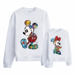 Sudadera Minnie & Mickey Drawings 24 Sudadera Minnie & Mickey Drawings -Roly Sudadera Minnie Mickey drawings Blanco 2
